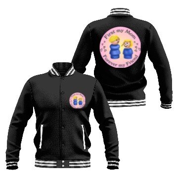 Discover Fisher Price Little People mom friends Baseball Jackets
