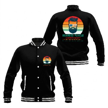 Discover Bearded Funcle Definition Uncle Baseball Jackets