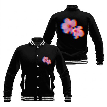 Discover Flowers Vaporwave Aesthetic 80'S Baseball Jackets