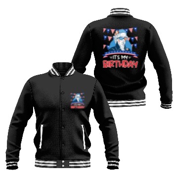 Discover Its my Birthday Independence Day George Washington Baseball Jackets
