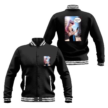 Discover Cyberpunk Waifu Influencer Design 7 Baseball Jackets