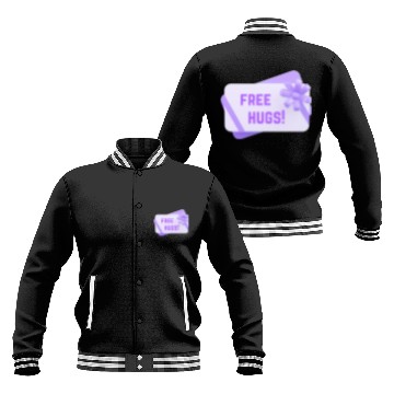 Discover Free Free Hugs Gift Card funny Baseball Jackets