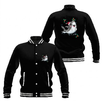 Discover Great White Christmas Baseball Jackets