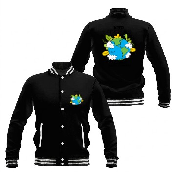 Discover keep the earth clean and green Baseball Jackets