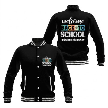 Discover Welcome Back To School Science Teacher Classroom Baseball Jackets