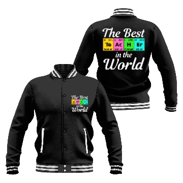 Discover The Best Teacher Science Chemistry Biology Physics Baseball Jackets