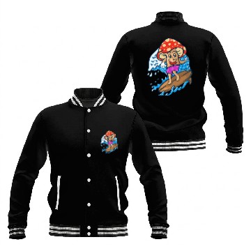 Discover MUSHROOM SURF Baseball Jackets
