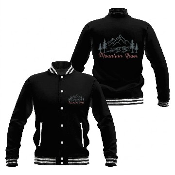 Discover Mountain River Baseball Jackets