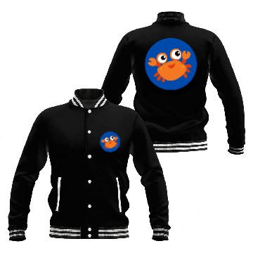 Discover Crab Tivating Crab Pun Baseball Jackets