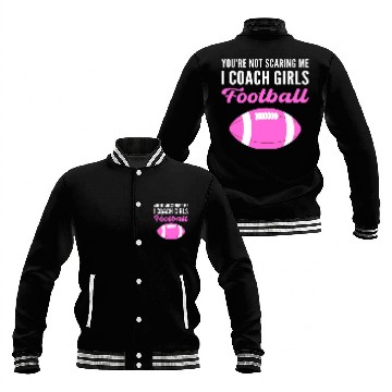Discover I Coach Girls Assistant Referee Gift Baseball Jackets