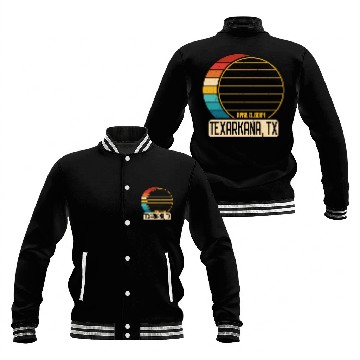 Discover Total Solar Eclipse Texas Texarkana April 28 2024T Baseball Jackets