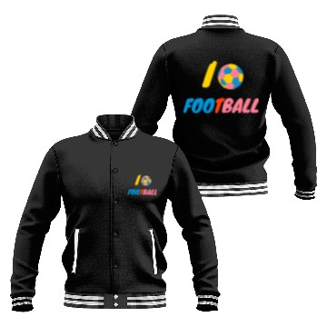 Discover I love football , sport lover Baseball Jackets