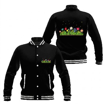 Discover Garden of Firefly Baseball Jackets