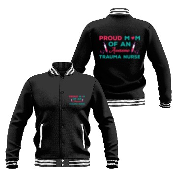 Discover Proud Trauma Nurse Mom Outfit Baseball Jackets