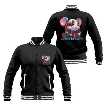 Discover R3d DataHam // Cyberpunk Hamster Baseball Jackets