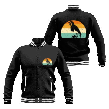 Discover Bird Chirp Art Budgie Sparrow Canary Hummingbird Baseball Jackets