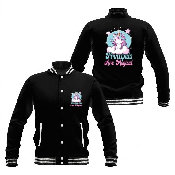 Discover School Administrator Principal Admin Squad Baseball Jackets