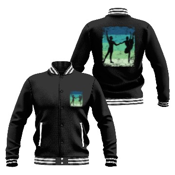 Discover Ballet Dance Couple Vintage Ballerina Baseball Jackets