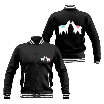 Discover Llama Summer Wedding Anniversary Enet Baseball Jackets