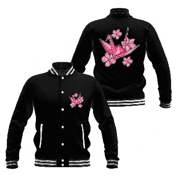 Discover Sakura Origami Artisan Baseball Jackets