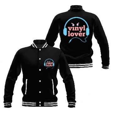 Discover Vinyl Lover Baseball Jackets