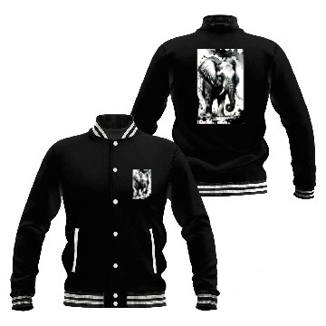 Discover Elegant Elephants: Elevate Your Style with Grace Baseball Jackets