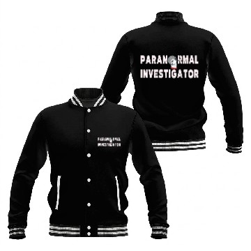 Discover Ghost Hunting Paranormal Investigator Baseball Jackets