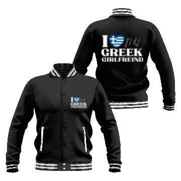 Discover I Love My Greek Girlfriend Multi Nationality Baseball Jackets
