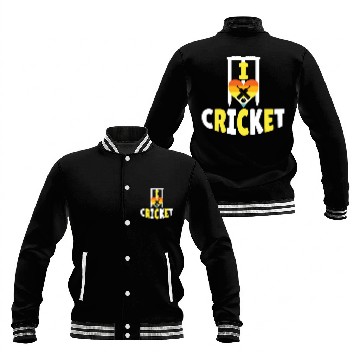 Discover I Love Cricket Baseball Jackets