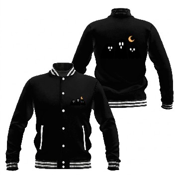 Discover halloween 3 black Baseball Jackets