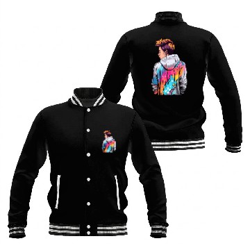 Discover hooded boy Baseball Jackets
