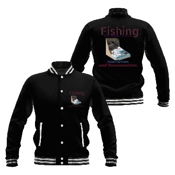 Discover Fishing for Better Tomorrow Baseball Jackets