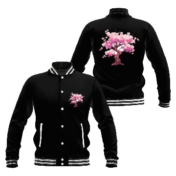 Discover Enchanted Sakura: Blossom Bliss Baseball Jackets