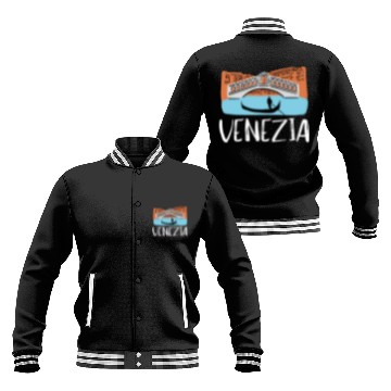 Discover Venice Gondola Italy Venezia Baseball Jackets