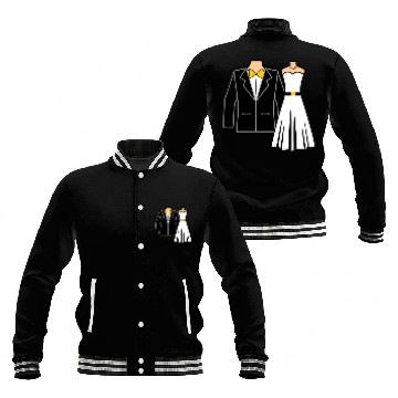 Discover Wedding clothes bride groom Baseball Jackets