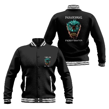 Discover Ghost Hunting Paranormal Investigator Baseball Jackets