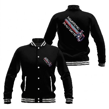 Discover Ghost Hunting Paranormal Investigator Baseball Jackets