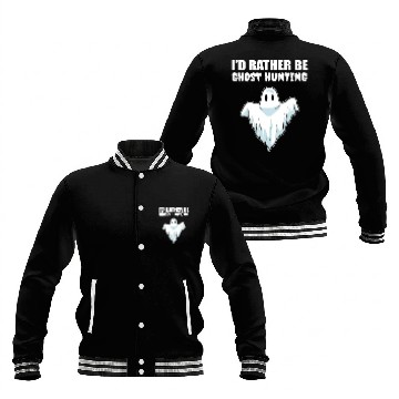 Discover Rather Ghost Hunting Halloween Master Gift Baseball Jackets