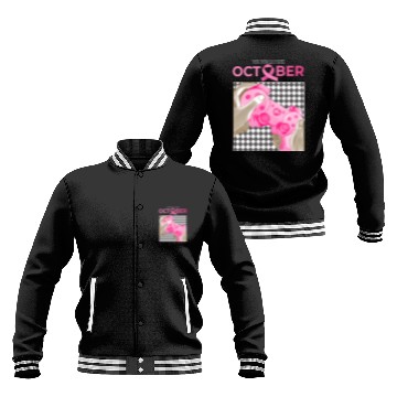 Discover In October We Wear Pink Breast Cancer Baseball Jackets