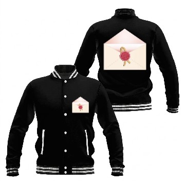 Discover beautiful envelope with an elegant seal Baseball Jackets