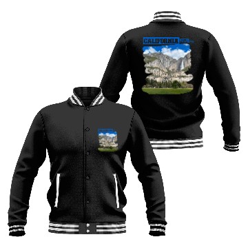 Discover California Yosemite National Park Baseball Jackets