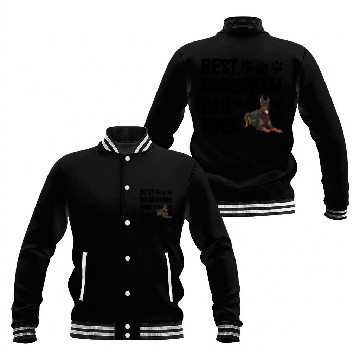 Discover Best Doberman Dad Ever Baseball Jackets