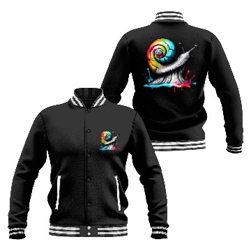 Discover Snail / Animal / Slimy / Meadow / Grass / Pet Baseball Jackets