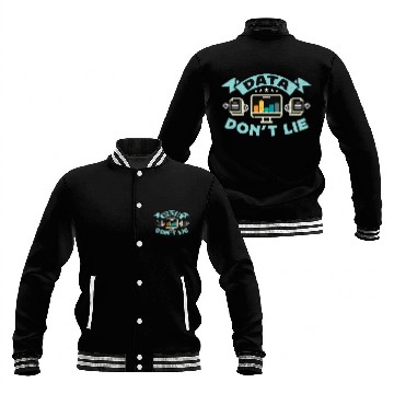 Discover Data Analyst Data Don't Lie Analyst data Engineer Baseball Jackets