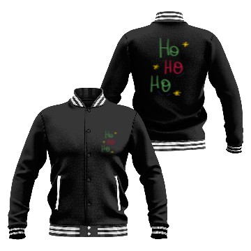 Discover Weihnachts-Baseball Jackets, Weihnachtsgeschenk-Ho ho ho