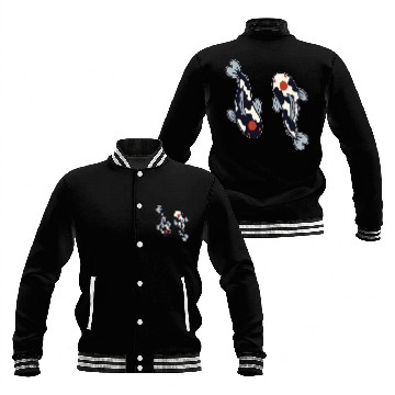 Discover Koi Fish Baseball Jackets