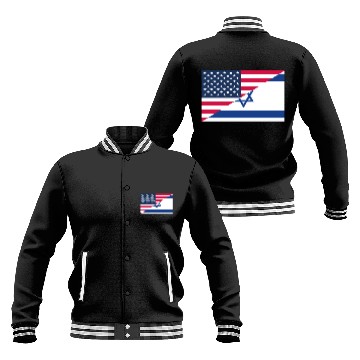 Discover Israel USA flag flags Baseball Jackets