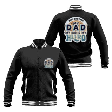 Discover Father's day :best dad ever Baseball Jackets