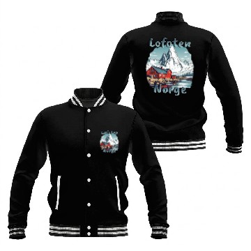 Discover Lofoten Norway Nature Paradise Baseball Jackets