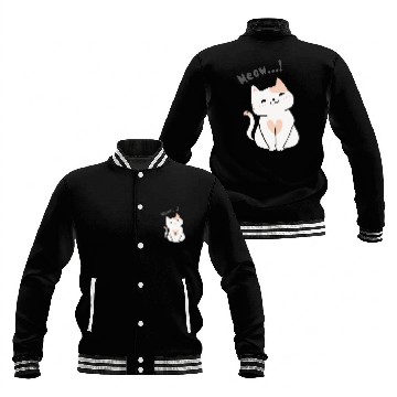 Discover Meow....))) Baseball Jackets